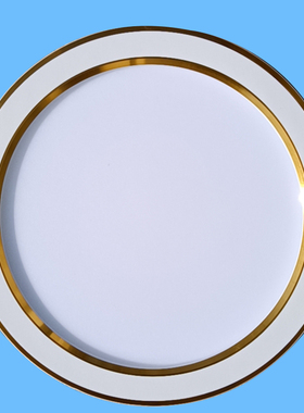 7寸金色蓝色 8寸银色 圆灯集成吊顶风暖浴霸灯板替换面板led光源