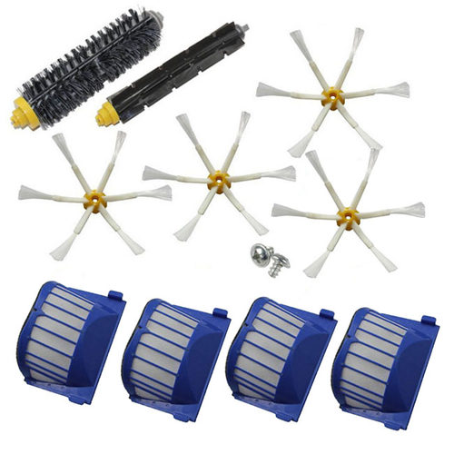 iRobot Roomba 602 529 595 528 651 扫地机配件胶刷毛刷边刷滤网