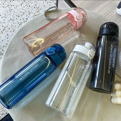 1pc Spring Summer 780ml Large Capacity Portable Water Bottle