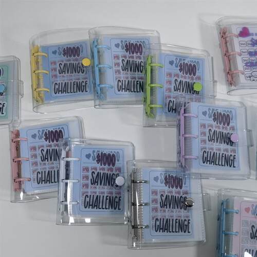 $1000 Savings Challenge Binder Money Saving Reusable Budget