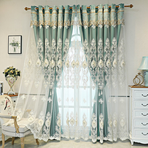 New Curtains for Living Dining Room Bedroom custom European