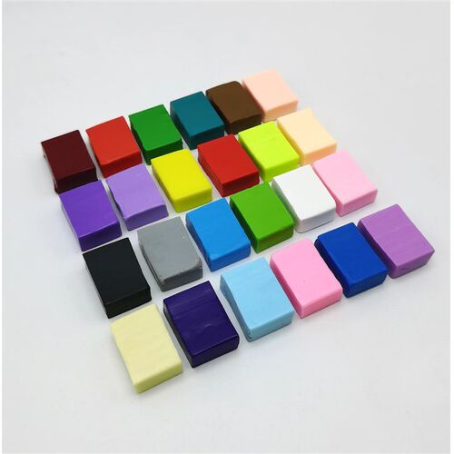 24 Colors 10g Small Block Art Craft Fimo Polymer Clay Childr