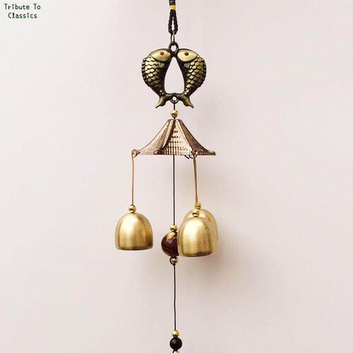 1Pc Antique Wind Chime Copper Yard Garden Outdoor Living Dec