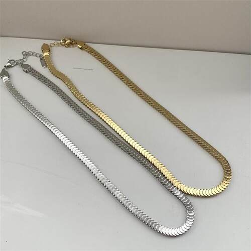 Titanium Steel New Fish Lin Flake Chain Cuban Chain Advanced