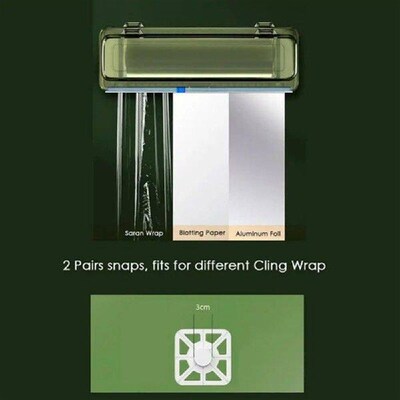 Cutting Box Wax Paper Wrap Cutting Box With Cutter Kitchen