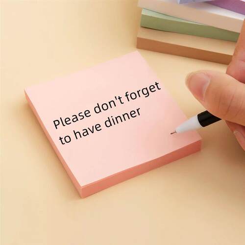 100Sheets Color Sticky notes Pads Posits Stationery Paper St