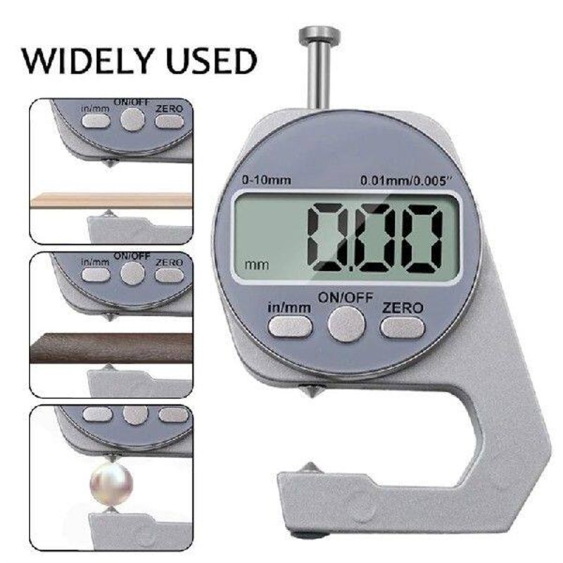 Easy to Use Digital Thickness Calipers 0-10mm for Construct - 实物图