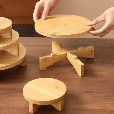Wooden Bonsai Display Stand Floor-Standing Gardening