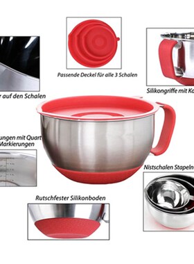 Mixing Bowls Nesting Baking Utensil Metal Bowl Kitchen Prep