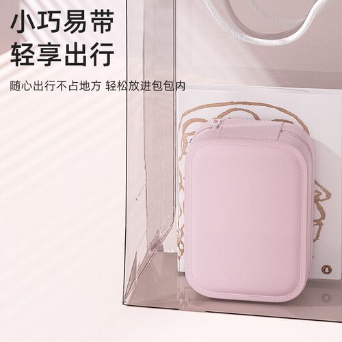Cosmetics storage box, lamp, mirror化妆品收纳盒带灯镜子