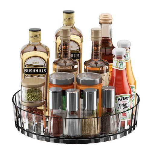 Kitchen seasoning rack Rotatable top corner seasoning rack