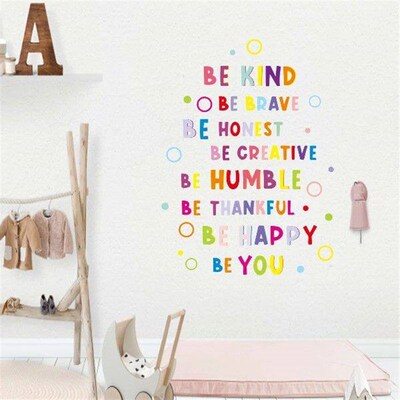 1Pc Colorful Wall Stickers Children Room Decor Baby Kids