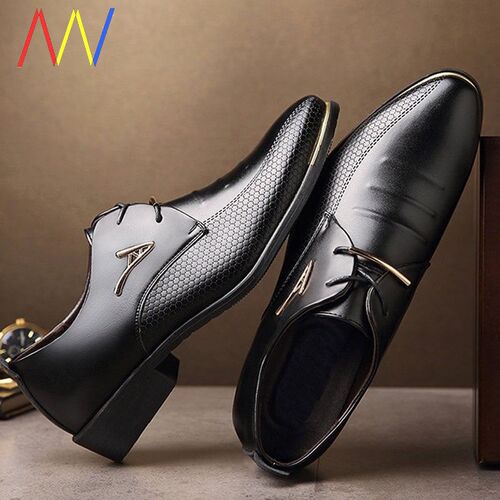 Men leather shoes men wedding shoe man business leather shoe