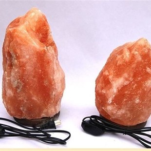 natural himalayan crystal rock salt night light table lamp