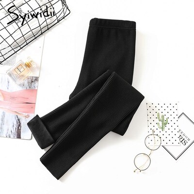 Syiwidii Womens Winter Leggings Warm Pants Insulated Fleece