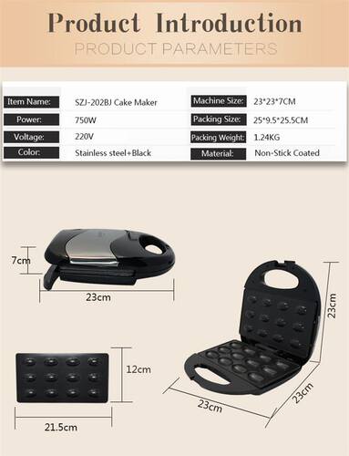 mini home nut machine frying pan cake sandwich baking toast