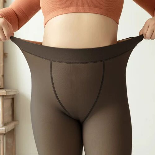 Large Size Winter Warm Leggings Women Skin Effect Thermal Ti