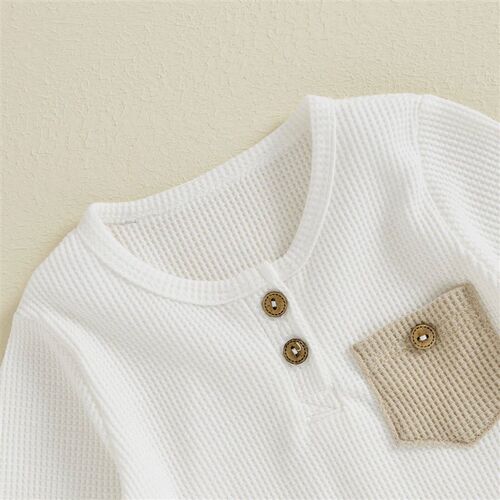 Citgeett Autumn Toddler Baby Boy Fall Outfits Long Sleeve Po