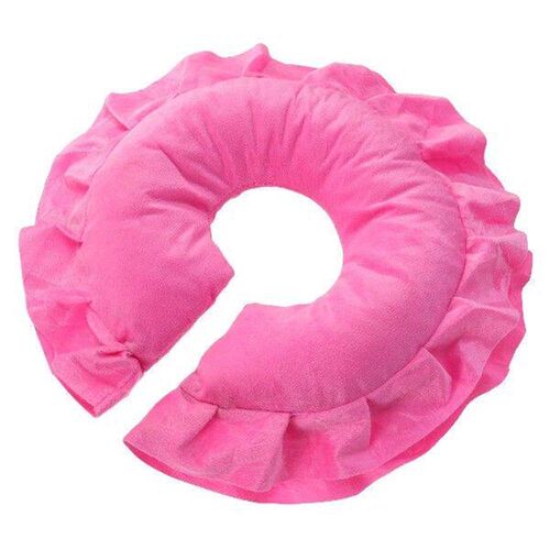 Massage Pillow Travel Pink Pillows Traveling Bedroom Round