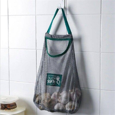 Durable Mesh String Hanging Bags Washable Reusable Grocery