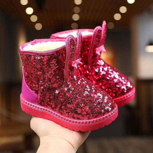 New Winter Childrens Girls Snow Boots Cute Baby Girls Boots