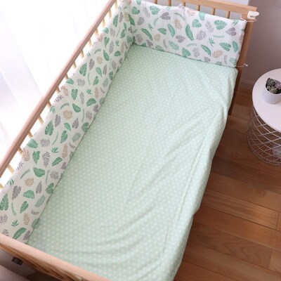 Baby Crib Bumper For Newborns Soft Cotton Bed Bumper Detacha
