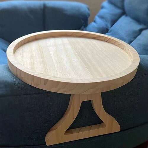 沙发托盘桌Sofa Tray Table沙发扶手零食收纳架木质工艺品