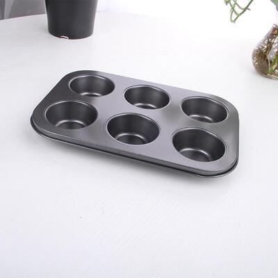 Round Muffin CupCake Mold Egg Tart Baking Pan Tray纸杯蛋糕模