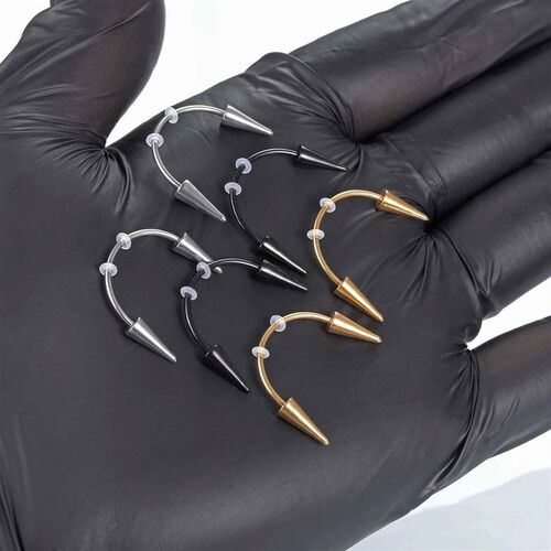 PCS Stainless Steel Dracula Nail Teeth Smile Piercing