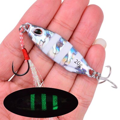 Aorace 1PC 10g-40g Metal Jig Lure Slow Jig Shore Casting Jig