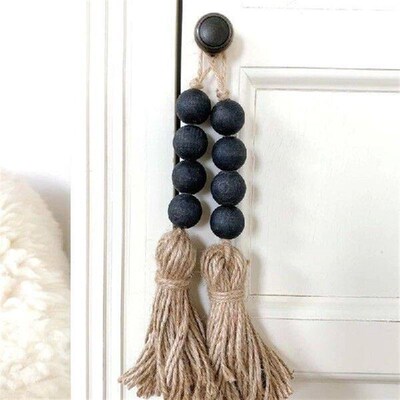 Bead with Tassels Farmhouse Beads Rustic Country Kid Rooms