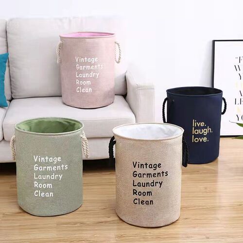 large size dirty clothes fabric basket laundry box toy bin