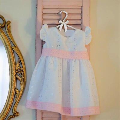 Plastic Hangers 2 Pcs White Kids Children Clothes Closet