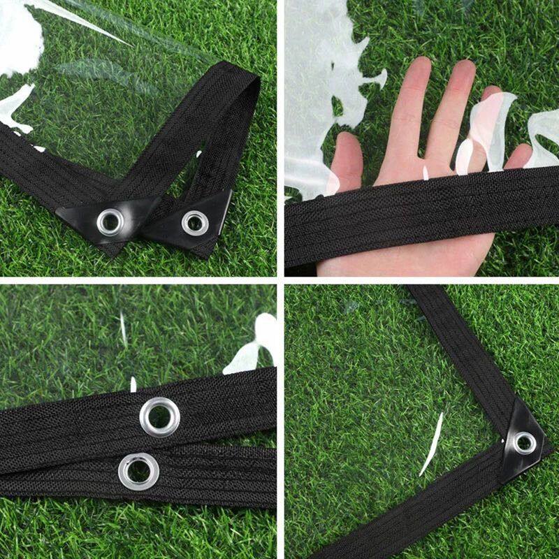 Thicken 0.35mm Outdoor Transparent Tarpaulin Patio Pergola C