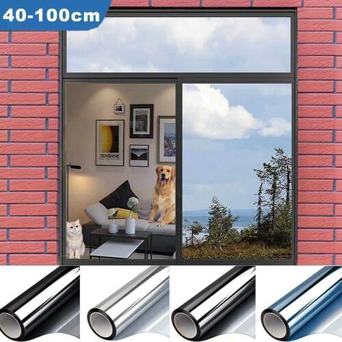 Window Privacy Tint Film One Way Mirror Vinyl Anti Look Hous