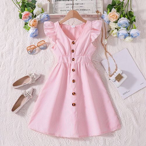 Girls Midlarge Size Kids Dress 2025 Summer Fashionable Flutt