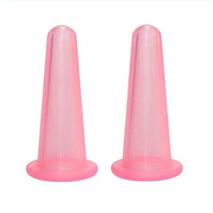 2pcs Cans Lifting Silicone Cups Facial Care Health Cupping