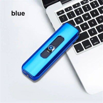 USB Push-up Button Lighter Double-sided Point USB