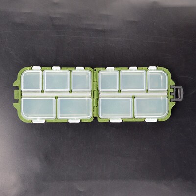 10 Compartments Medicine Pill Storage Case Box Weekly Medici