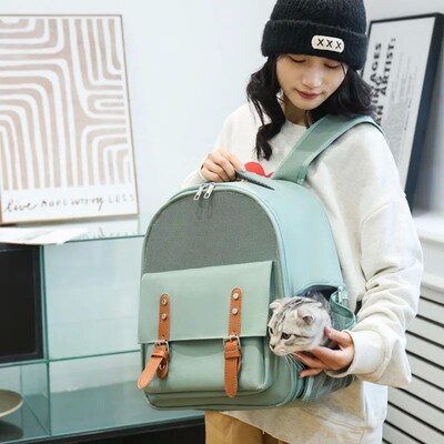 Portable Breathable Cat Bag Oxford Cloth Scratch Pet Bag Goi