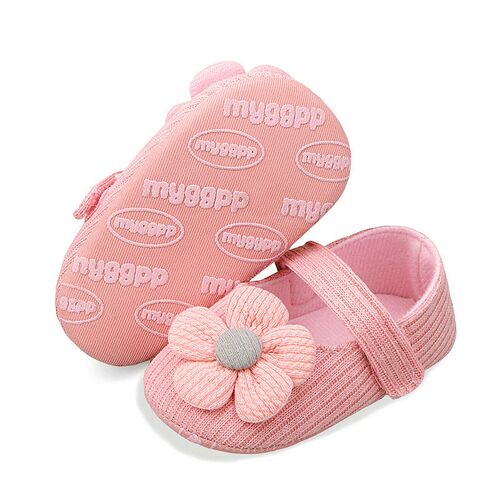 Small Flower Woolen Shoes0-1 Year Old Baby Shoes With Soft S