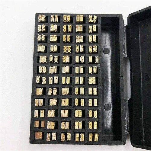 120pcs/box Coding Machine Word Grain 2*3*15cm Hot Stamp