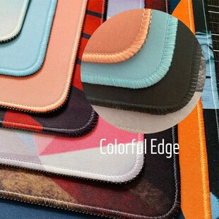 新款旋涡泼墨鼠标垫超大号纯色炫酷男加厚丝滑垫 swirls Deskmats