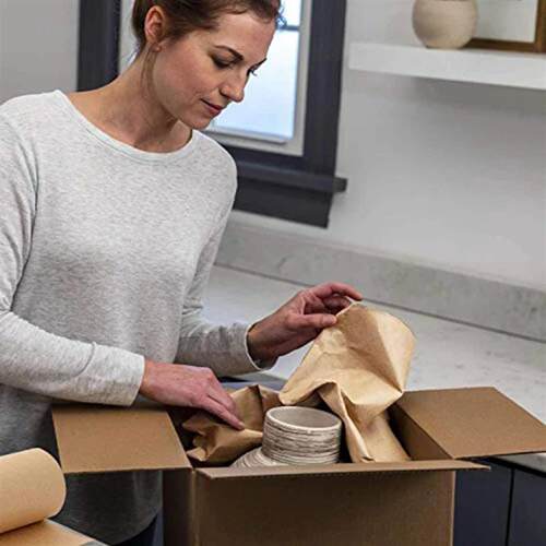 Brown Kraft Paper 5M Roll Ideal for Gift Wrapping Art & Craf