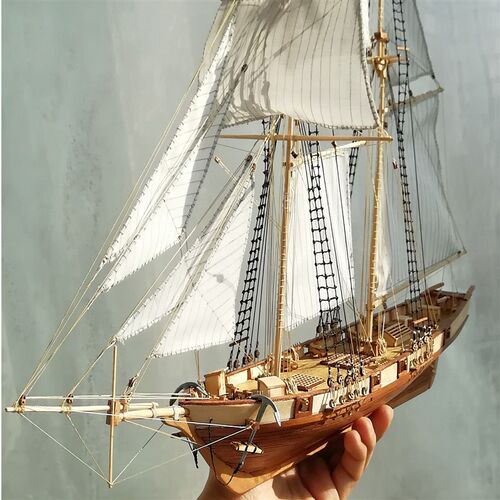 Scale Assembling Building Kits Ship Model Wooden Sailboat To
