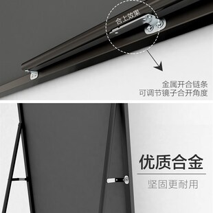 Piering Body Mirrors Alloy mounted Full Wall Aluminum Mirror