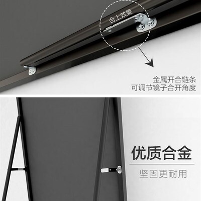 Mirrors Aluminum Alloy Piering Mirror Wall-mounted Full-Body