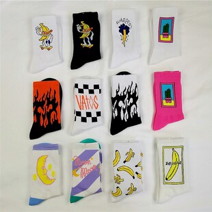 Harajuku street unisex style socks fashion hop Korean hip
