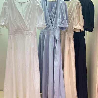 MISSLAN French Style Dress Summer New Arrival Thirteen Rows