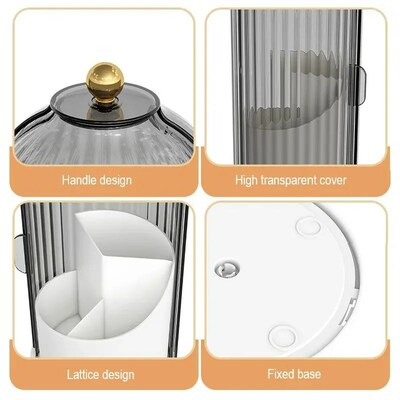 360 degree rotatable makeup brush holder360度旋转化妆刷架